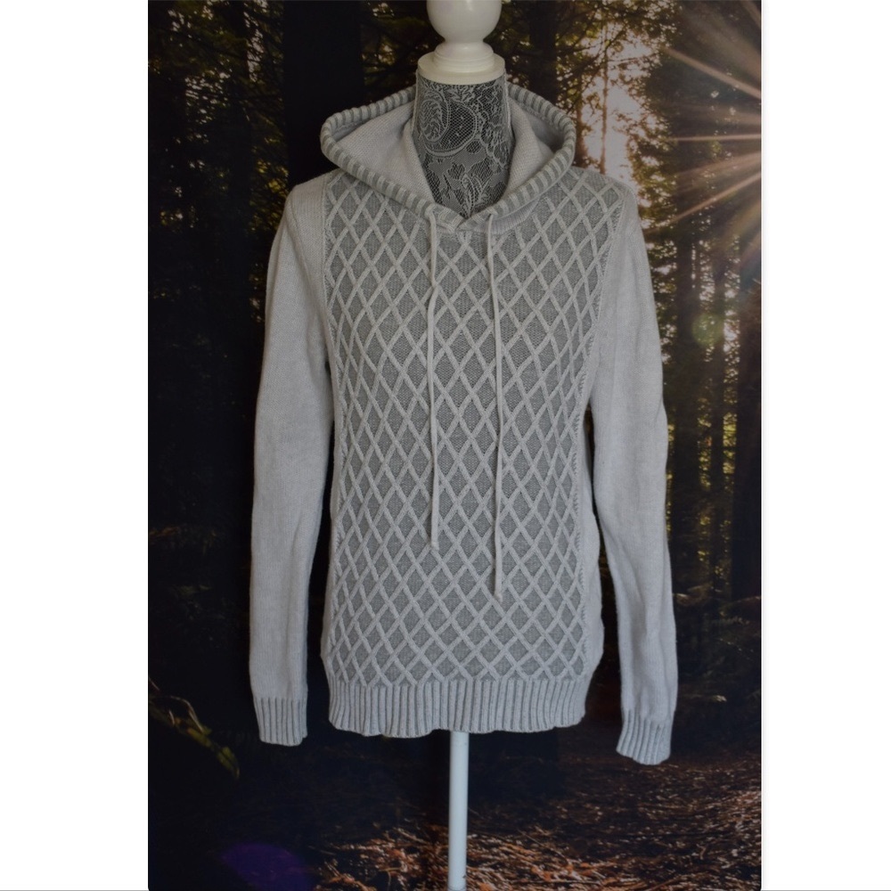 Bar III Knitted Hoodie